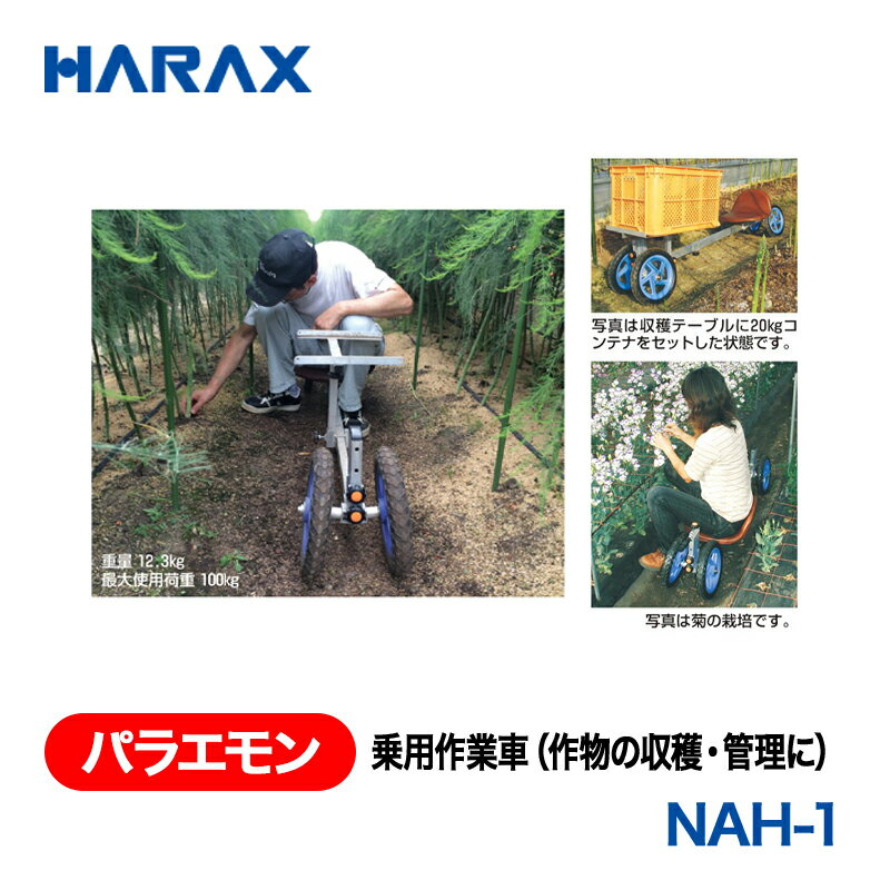 HARAX ハラックス　パラエモン　乗用作業車　NAH-1 ノーパンクタイヤ