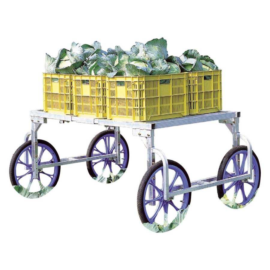 樂天商城 - HARAX ハラックス　楽太郎　アルミ製　収穫台車　RA-200 エアータイヤ