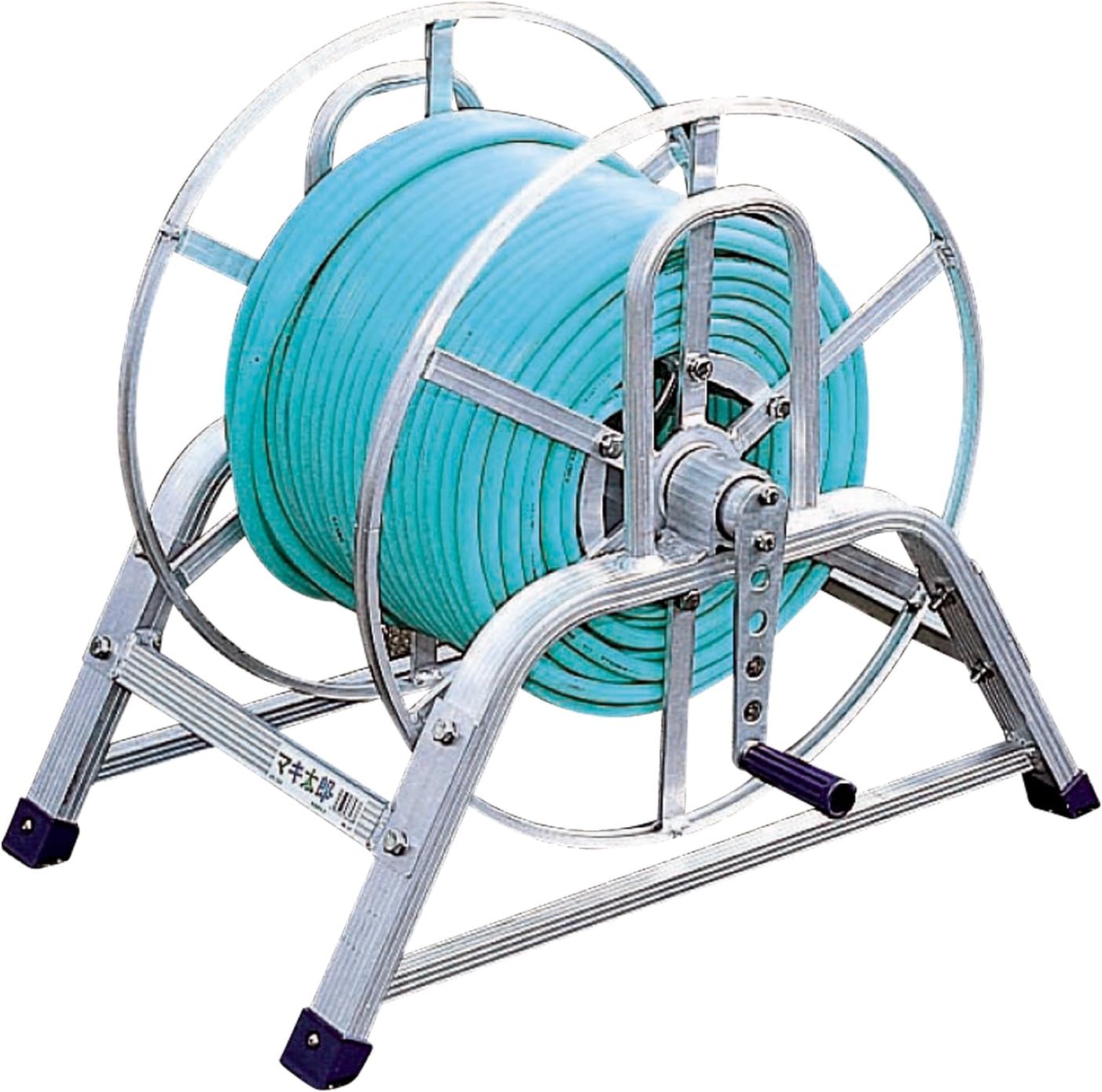 乐天商城 - HARAX ハラックス　マキ太郎　アルミ製　ホース巻取器(φ8.5動噴ホース用)　DR-100