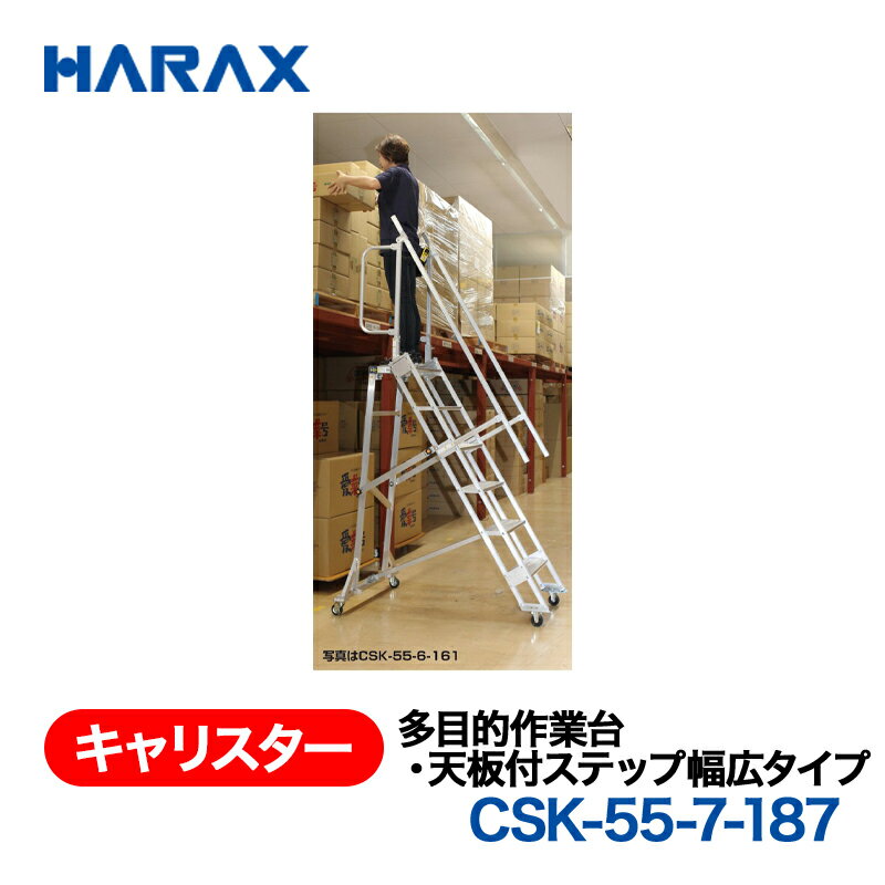 HARAX ハラックス　キャリスター　多目的作業台・天板付ステップ幅広タイプ　CSK-5...