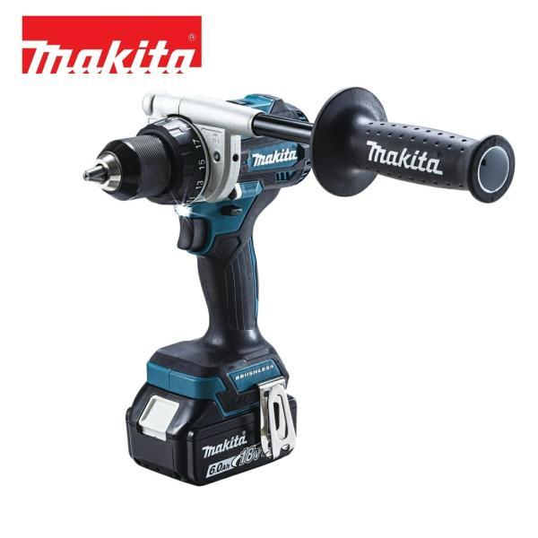 マキタ makita　充電式ドライバドリル　DF486DRGX　バッテリBL1860B×2本　充電器DC18RF・ケース付
