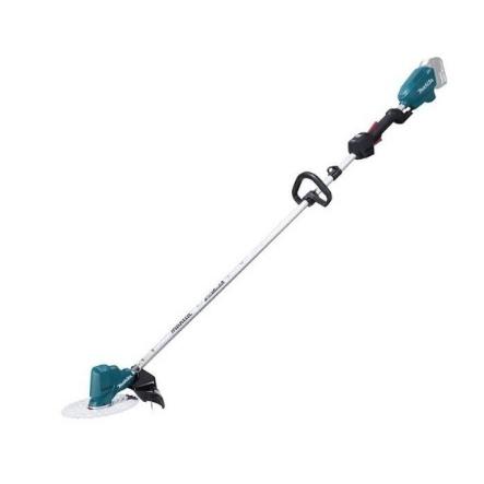 セットばらし品です。 マキタ　充電式草刈機　ループハンドル　18V　MUR190LDZ　本体のみ(バッテリ・充電器別売)　Φ230mm ※バッテリ・充電器別売 ■DCホワイトチップソーφ230mm付 ■簡単刃物交換で使いやすさアップ。22mLエンジン式同等の使用感。 ■ツールレスシャフトロック/チップソーから樹脂刃へ簡単にチェンジ可能 ■金属刃・樹脂刃・ナイロンコード兼用プロテクタ付 ■一体型巻き込み防止ガード仕様 ■楽らくモード+3スピード ■全ての操作が手元で可能 ■キックバック※時に刃物がストップ ■軽量のブラシレスモータだから、先端部が軽く刈払い作業が快適。長時間作業時の疲労感を軽減。 ■カラミトリ機能付 ■電気プレー機付 ■樹脂3枚刃(別売)も使用可能