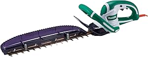 ブランド Makita(マキタ) 電源 Ac 100 V 色 グリーン 商品の寸法 72.5長さ x 18.7幅 x 0.2高さ cm ブレードの長さ 400 ミリメートル この商品について 低騒音と防振を極めた、極上の刈込み 刃付け角度の鋭角化と、精密な刃先合わせの「拝み刃」形状を採用し鋭い切れ味を実現。 刈り取った枝葉をキャッチ。「チップレシーバ」付 連続作業に便利なロックオン/誤作動を防ぐオフスイッチ付 AC100V式 消費電力400W 刈込幅400mm。最大切断径18mm 作業時のコード誤切断防止、「腰用コードフック」付 本機寸法:725×187×170mm（長さ×幅×高さ） 質量:2.1kg