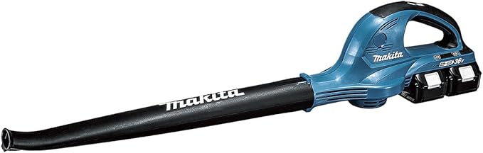 ブランド Makita(マキタ) 色 黒 電源 バッテリー式 電圧 36 ボルト フォームの形式 ハンドヘルド 特徴 充電式 付属コンポーネント 2口急速充電器DC18RD、ショルダーベルト 商品の重量 3.1 キログラム 製品の推奨用途 落ち葉掃除 モデル名 ‎MUB361DPG2 この商品について 落ち葉や刈った草などを最大風速93m/分で強力吹き飛ばし! 騒音が気になる場所でも快適作業。 風量:「強」4.4 m3/分~「弱」2.6 m3/分 風速(ノズル付):「強」93m/秒、「弱」57m/秒 1充電当たり作業量:36分(強)~109分(弱) 質量:3.1kg(バッテリ装着時) 標準付属品:バッテリBL1860B×2本2口急速充電器DC18RD、ロングノズル、ショルダーベルト