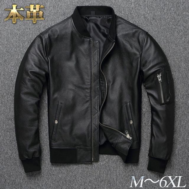 Rakuten - レザージャケット ライダースジャケット 本革 シングルライダースジャケット メンズ 革ジャン 皮ジャン 本皮 送料無料