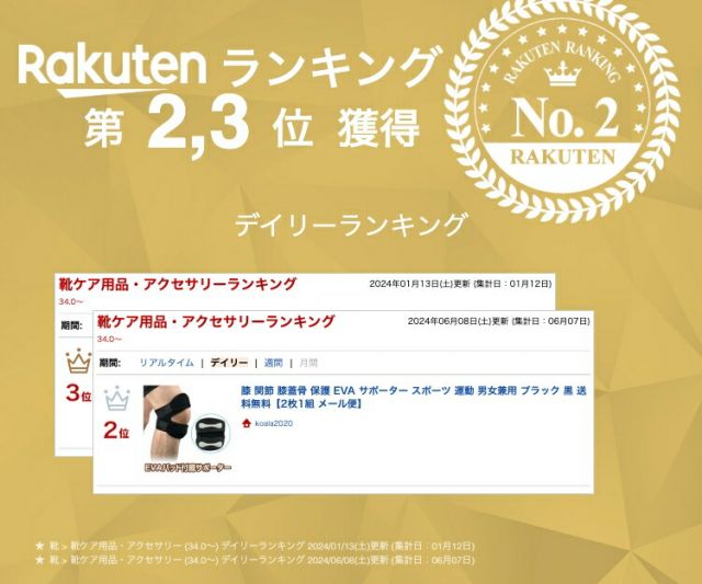 膝 関節 膝蓋骨 保護 EVA サポーター スポーツ 運動 男女兼用 ブラック 黒 送料無...