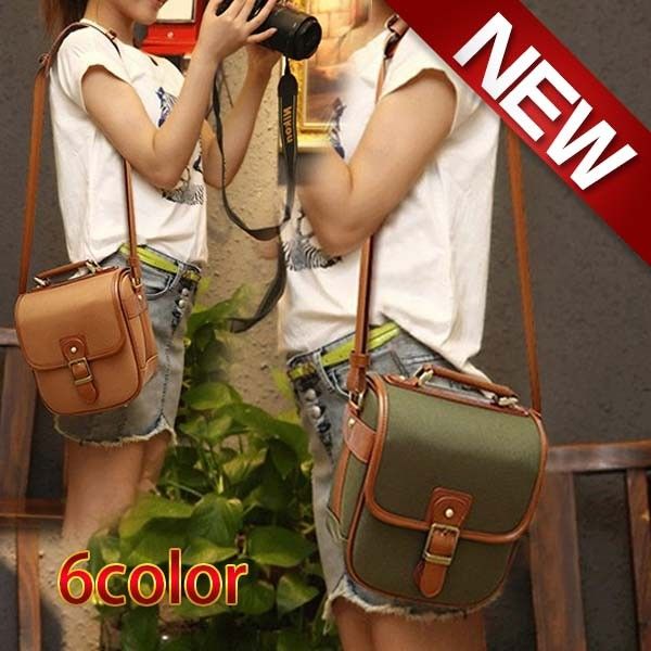 カメラバッグ 一眼レフカメラバッグ カメラショルダーバッグ 多機能 実用的 防水 キャンバス 旅行 一眼レフ おしゃれ アウトドア撮影に適用 男女兼用 PU