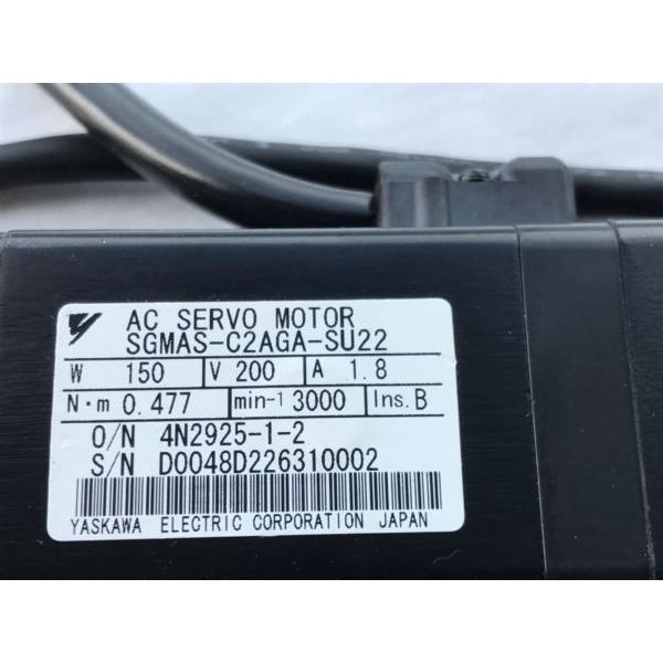Rakuten - 【新品 東京発 ★適格請求書発行可★】YASKAWA / 安川電機 SGMAS-C2AGA-SU22 サーボモーター【6ヶ月保証】