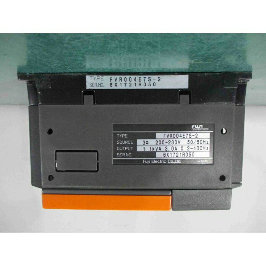 Rakuten - 【新品 東京発 ★適格請求書発行可★】FUJI 富士電機 FVR004E7S-2 0.4KW 220V 用インバーター【6ヶ月保証】