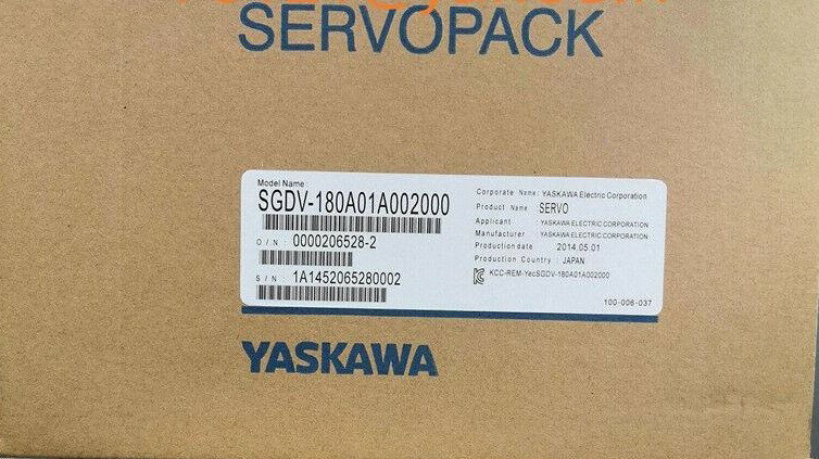 【新品 東京発 ★適格請求書発行可】★YASKAWA / 安川電機 サーボドライバー SGDV-180A01A002000【6ヶ月保証】
