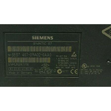 【新品 東京発 ★適格請求書発行可★】6ES7 407-0RA02-0AA0 SIMATIC S7-400 Power Supply Module 6ES7407-0RA02-0AA0 Sealed in Box 1 Year【6ヶ月保証】
