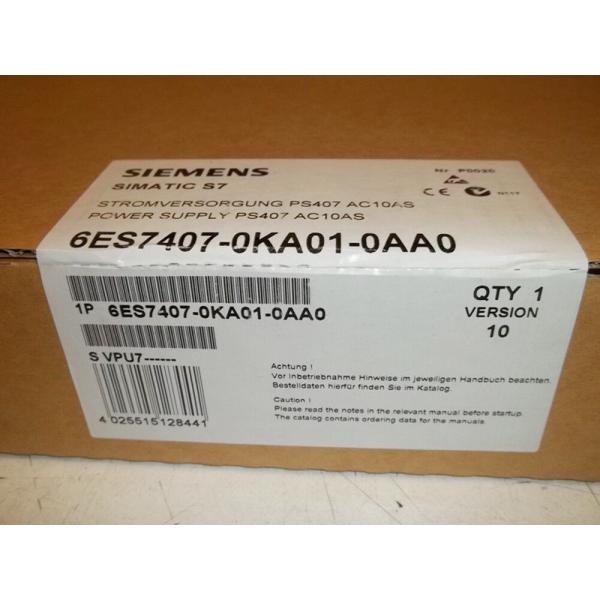 Rakuten - 【新品 東京発 ★適格請求書発行可★】Siemens 6ES7407-0KA01-0AA0 6ES7 407-0KA01-0AA0【6ヶ月保証】
