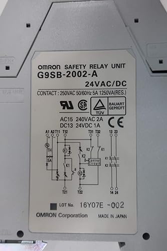 【新品 東京発 ★適格請求書発行可★】OMRON オムロン G9SB-2002-A【6ヶ月保証】