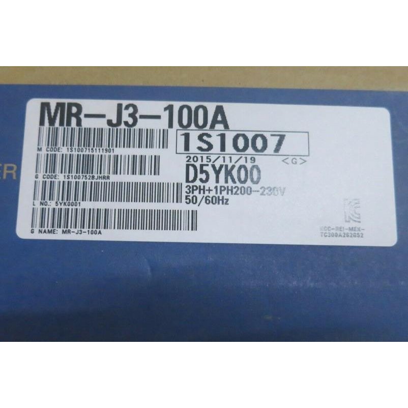 yVi  KiszMITSUBISHI OHd@ MR-J3-100A ACT[{Av V[PT PLCy6ۏ؁z