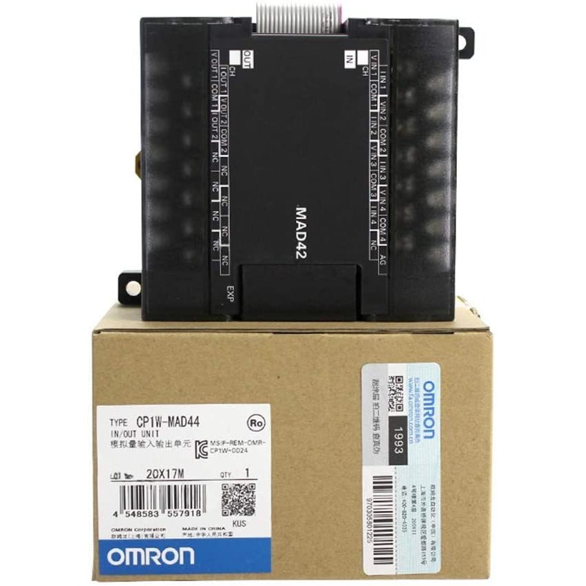 Rakuten - 【新品 東京発 ★適格請求書発行可★】OMRON/オムロン CP1W-MAD44 アナログ 入出力 ユニット【6ヶ月保証】