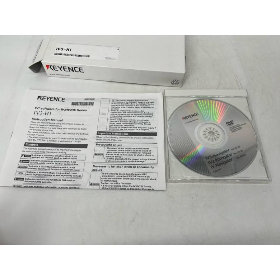 【新品 東京発 ★適格請求書発行可★】KEYENCE キーエンス IV3-H1 用センサソフトウェア 【6ヶ月保証】