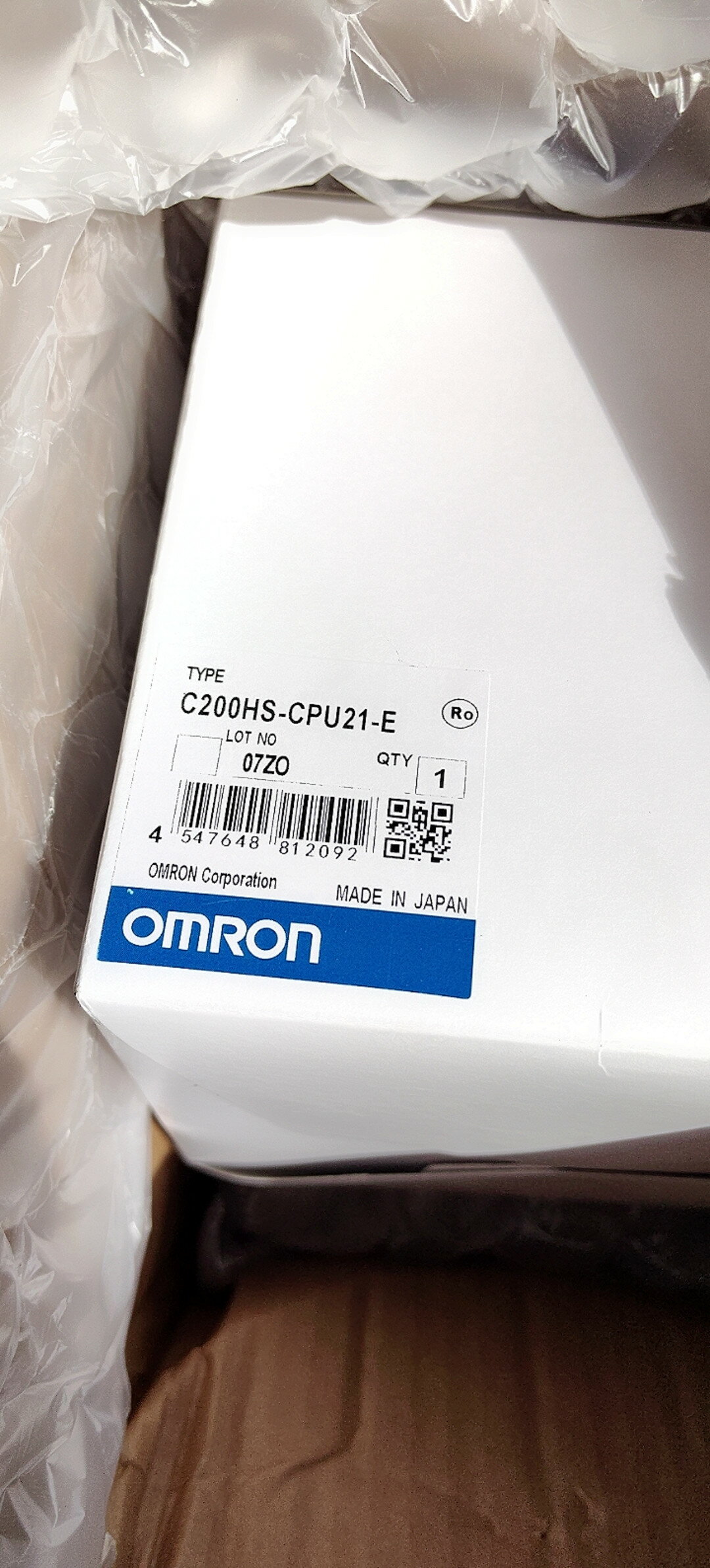 Rakuten - 【新品 東京発 ★適格請求書発行可★】OMRON PLC CPU装置 C200HS-CPU21-E【6ヶ月保証】
