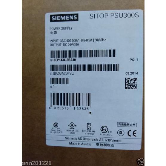 Rakuten - 【新品 東京発 ★適格請求書発行可★】SIEMENS シーメンス 6EP1434-2BA10 【6ヶ月保証】