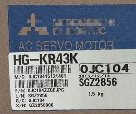 Rakuten - 【新品 東京発 ★適格請求書発行可★】MITSUBISHI/三菱 HG-KR43K サーボモーター【6ヶ月保証】