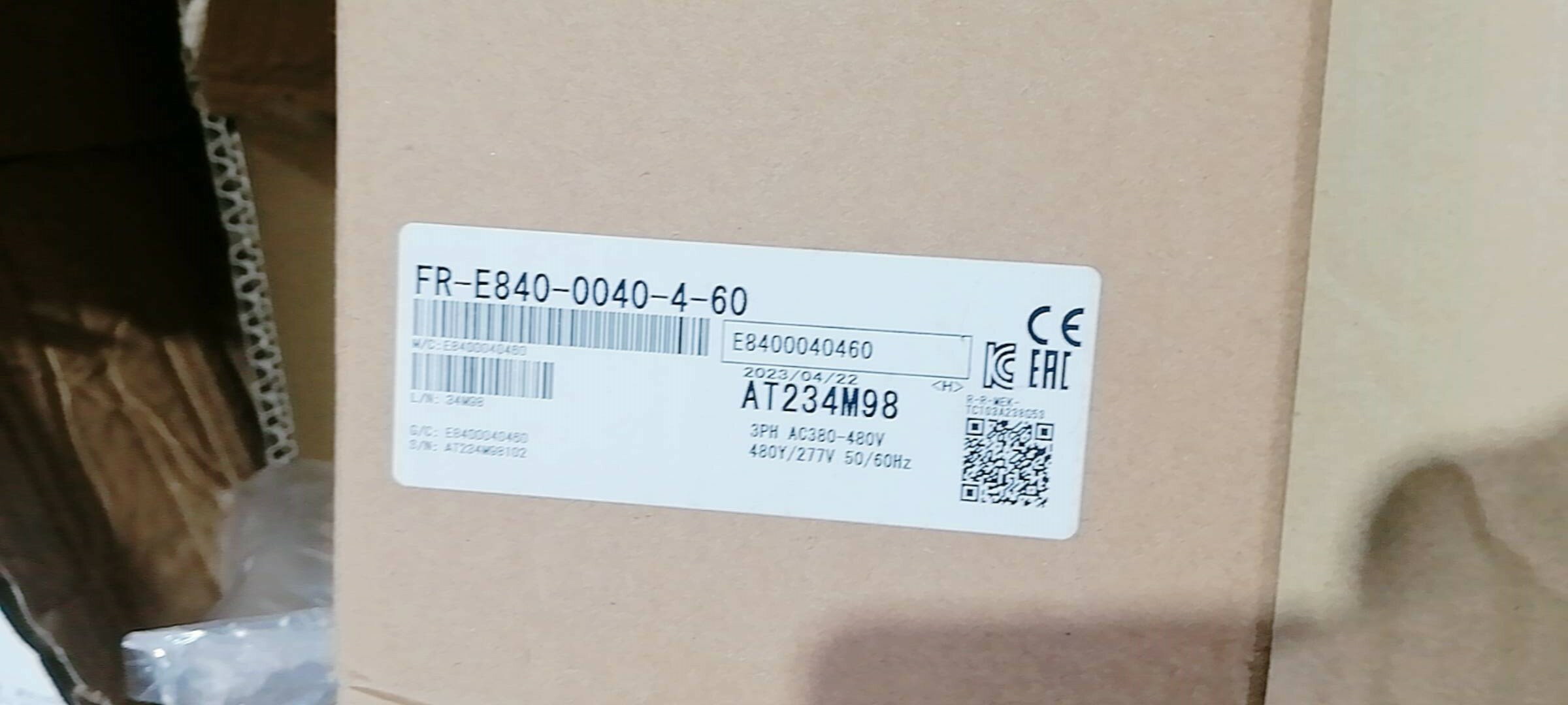 Rakuten - 【新品 東京発 ★適格請求書発行可★】MITSUBISHI/三菱 FR-E840-0040-4-60 1.5K コンバーター通信カード【6ヶ月保証】