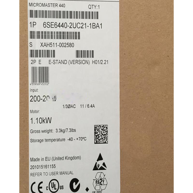 Rakuten - 【新品 東京発 ★適格請求書発行可★】SIEMENS シーメンス インバータ 6SE6440-2UC21-1BA1 MM440 240V 1.1KW【6ヶ月保証】