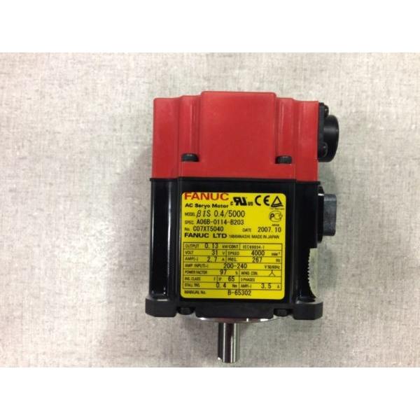 A06B-0114-B203 FANUC Motor with 64K serial encoder A06B0114B203 