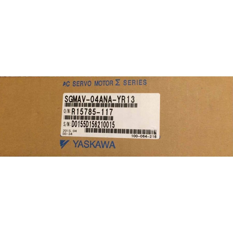 Rakuten - 【新品 東京発 ★適格請求書発行可★】YASKAWA サーボモーター SGMAV-04ANA-YR13【6ヶ月保証】