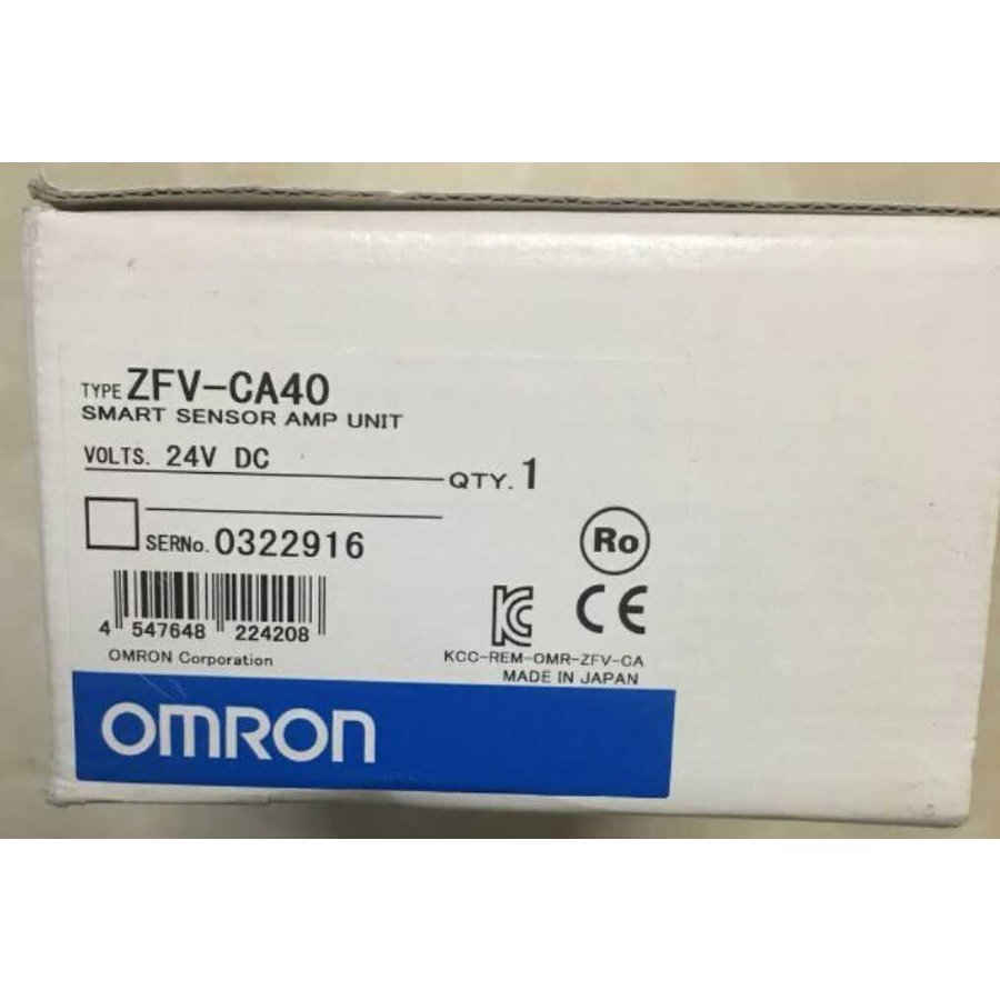 Rakuten - 【新品 東京発 ★適格請求書発行可★】OMRON スマートセンサ ZFV-CA40【6ヶ月保証】