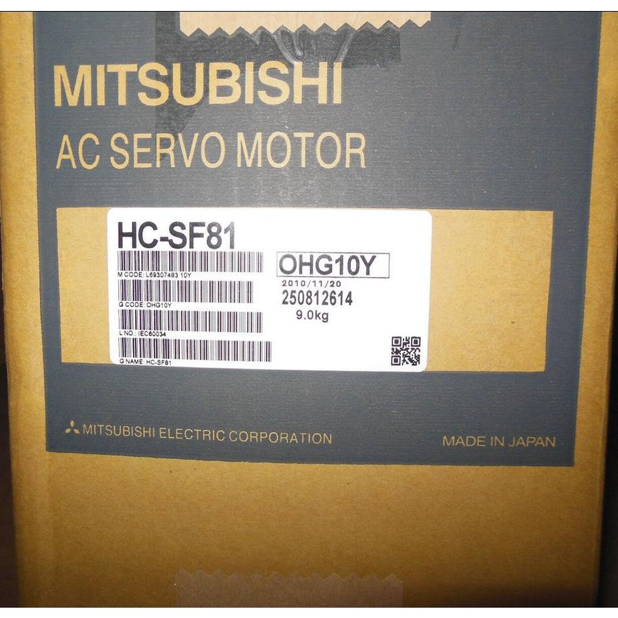 Rakuten - 【新品 東京発 ★適格請求書発行可★】MITSUBISHI 三菱電機 HC-SF81 サーボモーター【6ヶ月保証】