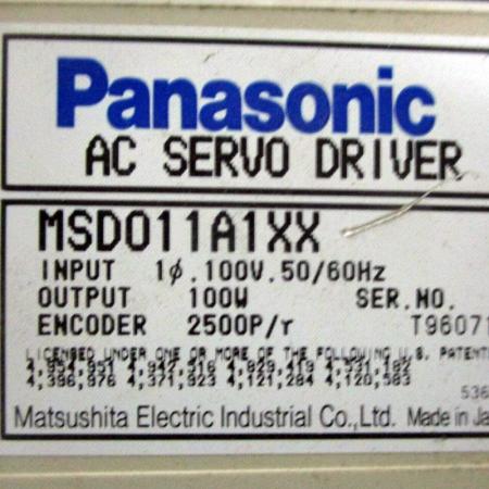 Rakuten - 【新品 東京発 ★適格請求書発行可★】Panasonic パナソニック サーボモーター MSD011A1XX【6ヶ月保証】