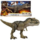 マテル ジュラシックワールド(JURASSIC WORLD) 新たなる支配者 スーパーかみつき! ほえるT-レックス 【全長:約53】 【4才