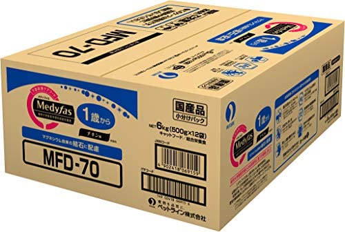 1歳から・青 6kg MFD-70・・Style:1歳からFlavorName:チキンSize:6kg・本体サイズ (幅X奥行X高さ) :35×46×18cm・本体重量:6kg・原産国:日本・味:チキン味・下部尿路の健康維持に配慮した食事が...