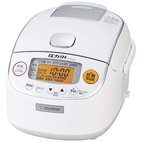 象印 炊飯器 3合 圧力IH式 極め炊き 黒まる厚釜 保温30時間 ホワイト NP-RM05-WA 象印 炊飯器 3合 圧力IH式 極め炊き 黒まる厚釜 保温30時間 ホワイト NP-RM05-WA