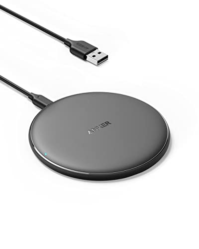 Anker PowerWave 10 Pad ワイヤレス充電器 Qi認証 iPhone 15シリーズ / 14シリーズ Galaxy AirPo