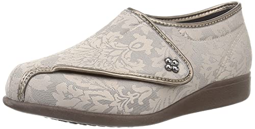 介護シューズ 軽量 転倒予防・グレージュ 23.0 cm 5E KS23147-AA・・Size:23.0 cm 5EColor:グレージュ・プラットフォームの高さ:2cm商品紹介 理想的な歩行をサポートする機能を備えた日本製コンフォートシ...