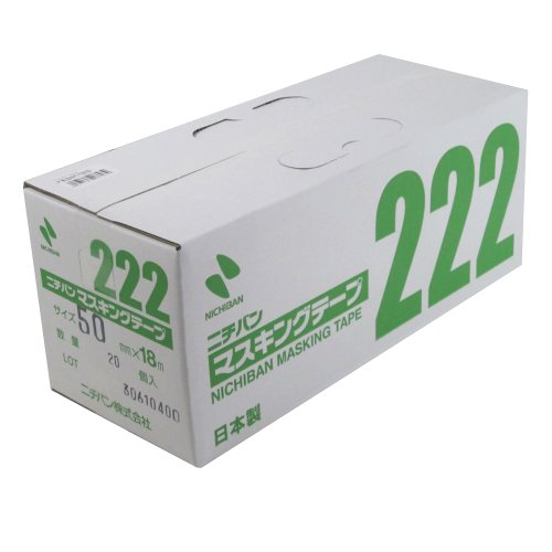 ニチバン No.222 マスキングテープ(車両用) 50mm×18M 20巻入