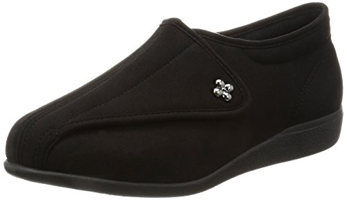 [快歩主義] 介護シューズ 軽量 転倒予防 KHS L011 ブラック 23.0cm 3E