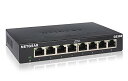 【正規品】 ネットギア NETGEAR スイッチングハブ 8ポート 1G 金属筐体 静音ファンレス メーカー3年保証 アンマネージスイッチ GS