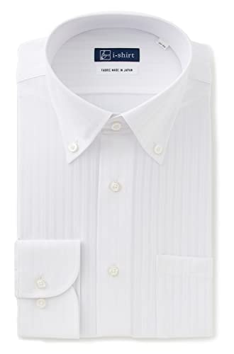 [アイシャツ] i-shirt 完全ノーアイロン ストレッチ 超速乾 レギュラーフィット 長袖 アイシャツ ワイシャツ メンズ ホワイト 新レギ