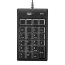 サンワサプライ テンキー プログラマブル 割り付け機能搭載 有線USB接続 メンブレン 23キー+切替ボタン NT-19UH2BKN2