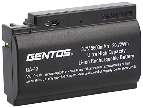 GENTOS(ジェントス) LED ヘッドライト Gシリーズ GH-103RG・GH-200RG用 専用充電池 GA-13