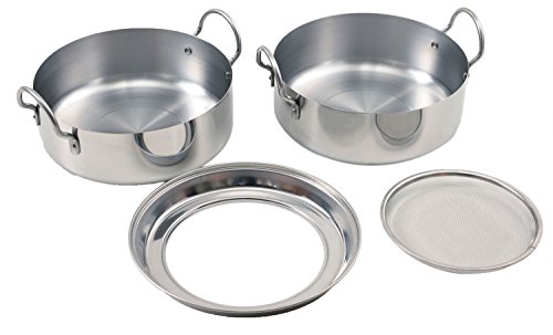 アーネスト 【日本製】 天ぷら鍋 (オイルポット) レギュラー (20) これ1台で揚げ物ができる ステンレス..