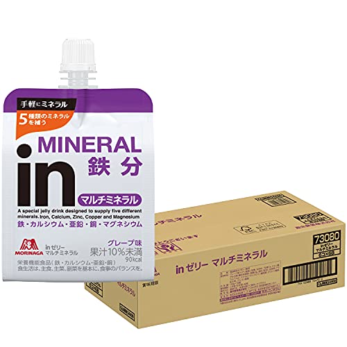 inゼリー マルチミネラル グレープ味 (180g×36個) 栄養補助ゼリー 不足しがちなミネラル配合 10秒チャ..