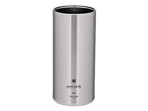 500ml・マルチ φ72×157（h）mm TW-505・・Style:500ml・缶ホルダー・スノーピーク・保冷・保温真空二重構造の500ml用缶クーラー。缶に装着することで飲料の温度を長く保ちます。シンプルなデザインで保冷性に優れた缶クーラーです。