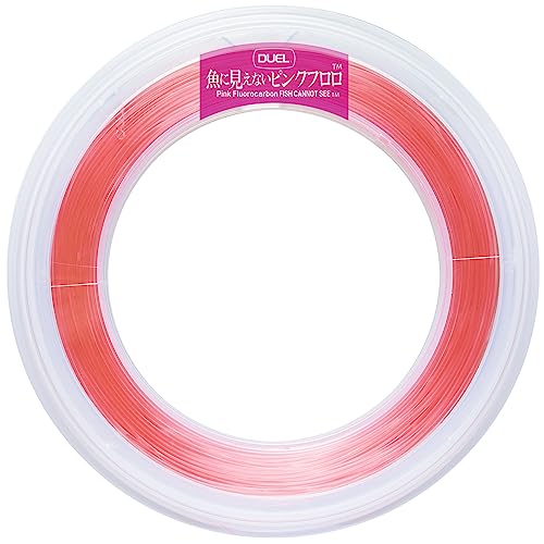 DUEL(デュエル) 魚に見えないピンクフロロ ショックリーダー 50m 80Lbs