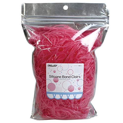 オーバンド 劣化しにくい輪ゴム シリコーンバンドクレアス #16 ピンク 桃 300g袋 徳用包装 GGS-300-PK 共和