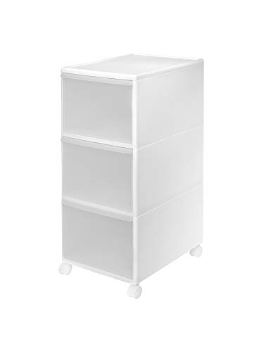 ライクイット (like-it) 衣類 収納 引き出し ケース ワイド ストッカー 深型 3段 約幅34x奥46.5x高78cm..