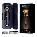 【Amazon.co.jp限定】 ジレット Gillette Labs ヒーテッドレーザー トラベルキット セット 本体 替刃2個 充電器 トラ