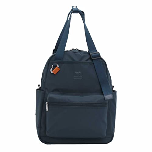 [アネロ] 2WAY リュック A4 撥水/多収納 BASE ATM0521 ネイビー