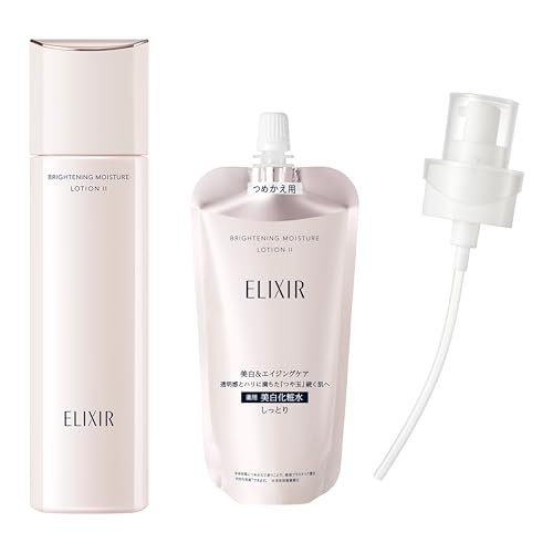 ELIXIR エリクシール ブライトニング ローション WT 2(しっとりタイプ) 170mL+150mL 本体+レフィル(150mL)+専用デ